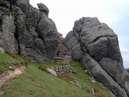 Mendaurrerako azken pasarteko harrizko eskilarak