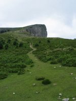 Txolopeko aldapa lepotik