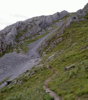 sendero-pedrera-canal hacia la cima