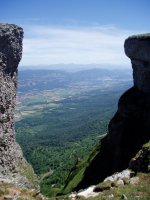 Irurtzun aldera ikuspegia tontorretik gertu