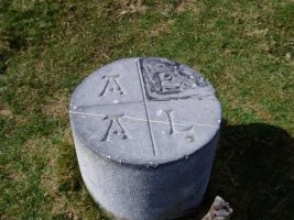 Alkiza, Albiztur, Errexil eta Larraul arteko mugarria Irumugarrietako lepoan