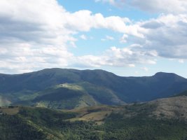 Ganekogorta visto desde el Argalario