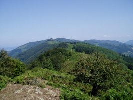 Hegoekialdera ikuspegia Akelarretik