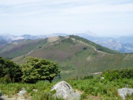 Zurkuntz eta Naparbasoko punta Malkorratik ikusita