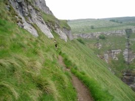 Senda Negra, Lendoño Goitiatik igotzen den bidea