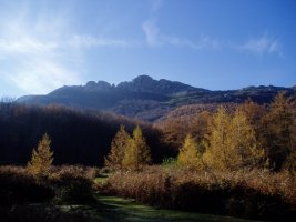 Intzuzaeta lepotik igotzen den bidetik ikusita