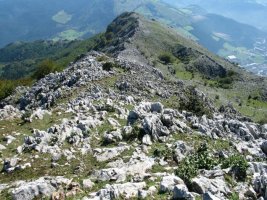 Xoxote: Azpeitia aldeko gandorra tontorretik ikusita