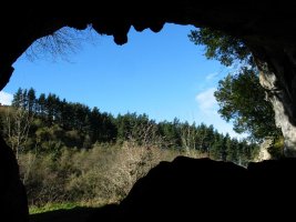 Leizearen sarrera, barrutik ikusita