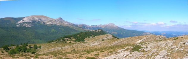 Panor?mica del Gorbea desde la cima de Arralde.