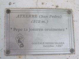 Placa Dado Atxarre