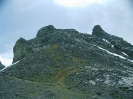 Ultima rampa que hay que subir en ziz zaz devido a la inclinacion del terreno