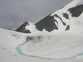 ibon de Tebarray camino de los Infiernos