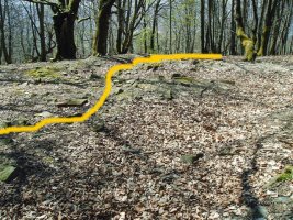 Trincheras de la guerra civil