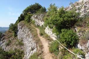 Bidea gandorrera heltzen denean