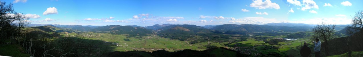 panoramica desde eskoritas