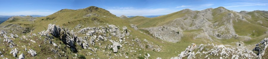 Ekialdeko bizkarretik ikusitako panoramika