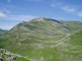 Hego-mendebaldetik ikusita