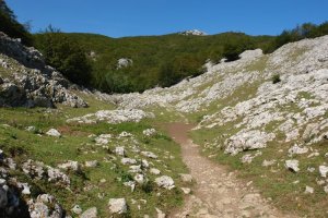 San Adrian: leizearen goi aldetik aterata ikusten dena