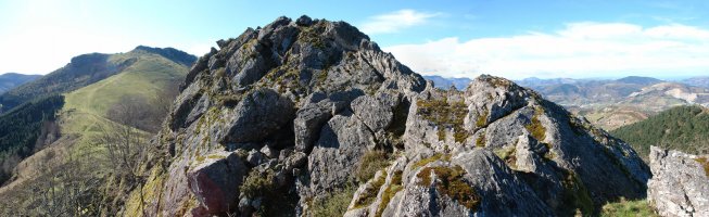 Aballarri: tontorra iparraldetik ikusita