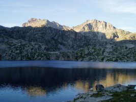 Pic de Peguera eta Tuc de Saburó Colomina aterpetik ikusita