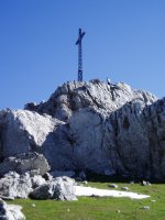 Kurutzebarriko tontorra mendebaldetik ikusita