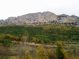 Hego-mendebaldetik ikusita, Arroyo de San Zadornil ingurutik