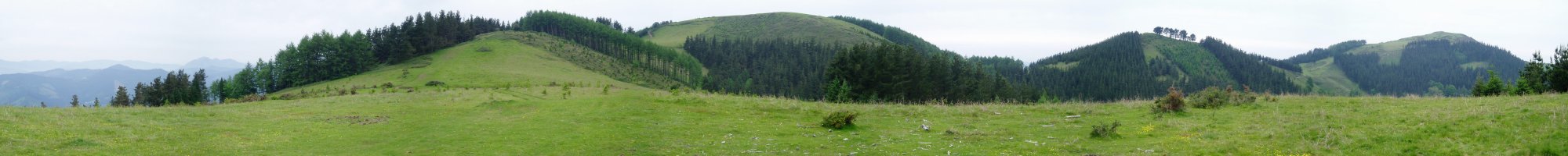 Pagola, Akondia, Garagoiti eta Kalamua Aizketatik ikusita