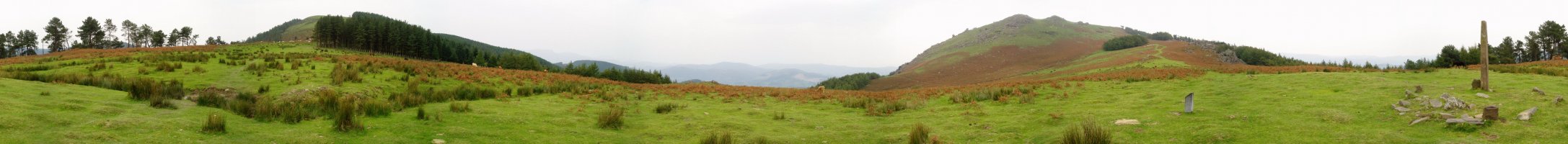 Etenetako mairubaratzaren inguruan 360ºtako ikuspegi