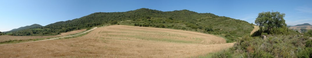 Zirauki aldeko bideko ikuspegia