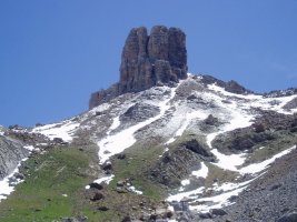 Lecheríneko mailoak mendebaldetik ikusita