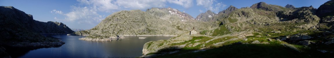 Bachimañako goiko urtegia eta inguruko ikuspegia