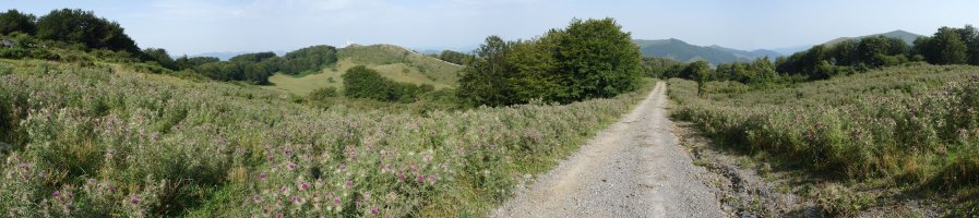 Mendebaldeko bideko panoramika