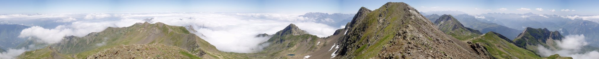 Mendebaldeko gandorretik 360ºtako ikuspegia