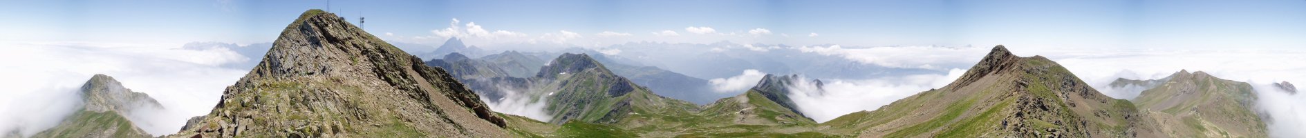 Mendebaldeko gandorretik ikuspegi zabala