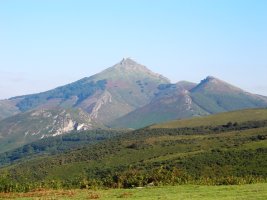 Larrun, Kalbariomenditik ikusita