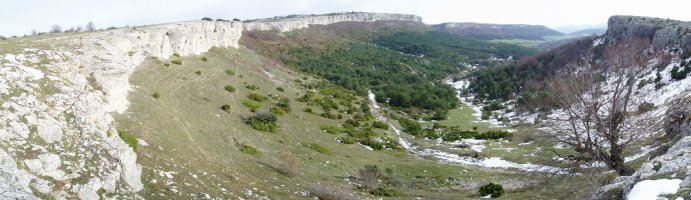 Paules bailara mendebaldeko bizkarretik ikusita