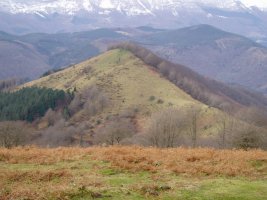 Unanibi Izozkoa gainetik ikusita, ekialdetik