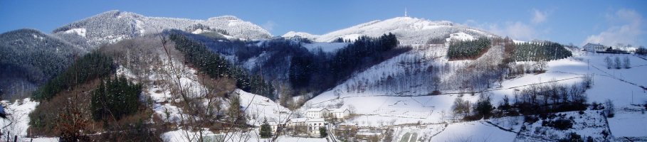 Hego-mendebaldetik ikusita