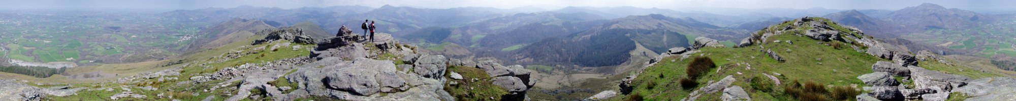 Tontorretik 360ºtako ikuspegia