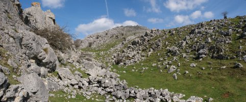 Urdileko lepotik  gorako bideko pasarte bat