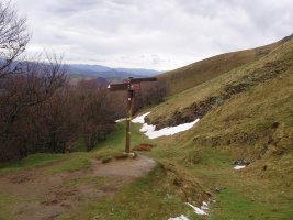 Lepoedertik hurbil, Donejakue bideko seinalea