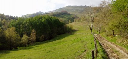Hegoaldetik gerturatzen den bidetik ikusita