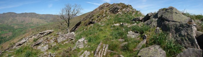 Hegoaldeko bizkarreko pasarte bat