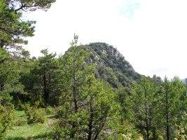 Iburtu haitza (1089m), Orlagatuko lepotik