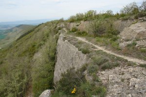 Bizkarreko pasarte bat, Mendebaldera begira