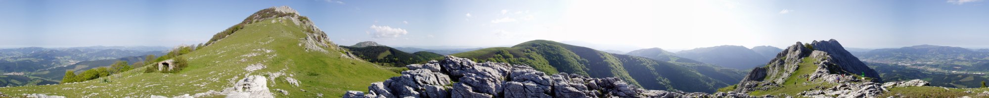 Larranotik 360ºtako ikuspegia