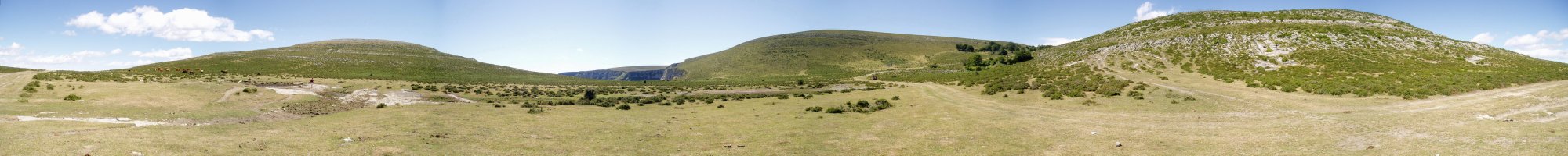 Ungino, Eskutxi eta Somo arteko zelaigunetik 360ºtako ikuspegia
