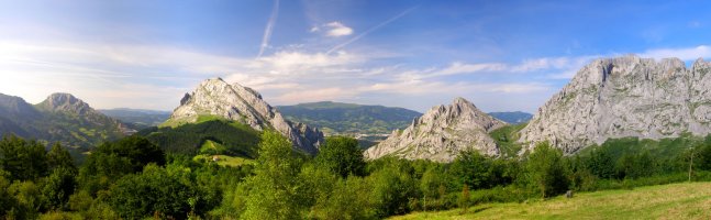 Untzillatx, Astxiki eta Alluitz Urkiolako kalbariotik ikusita