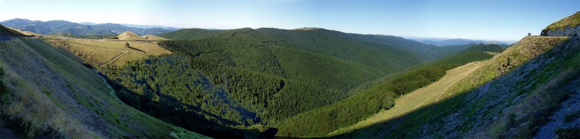 Abodi Larrañeko errepidetik