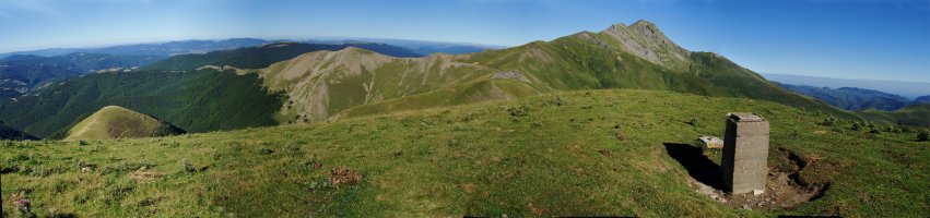 Orbizkaiako gailurra (1656m) eta Orhi